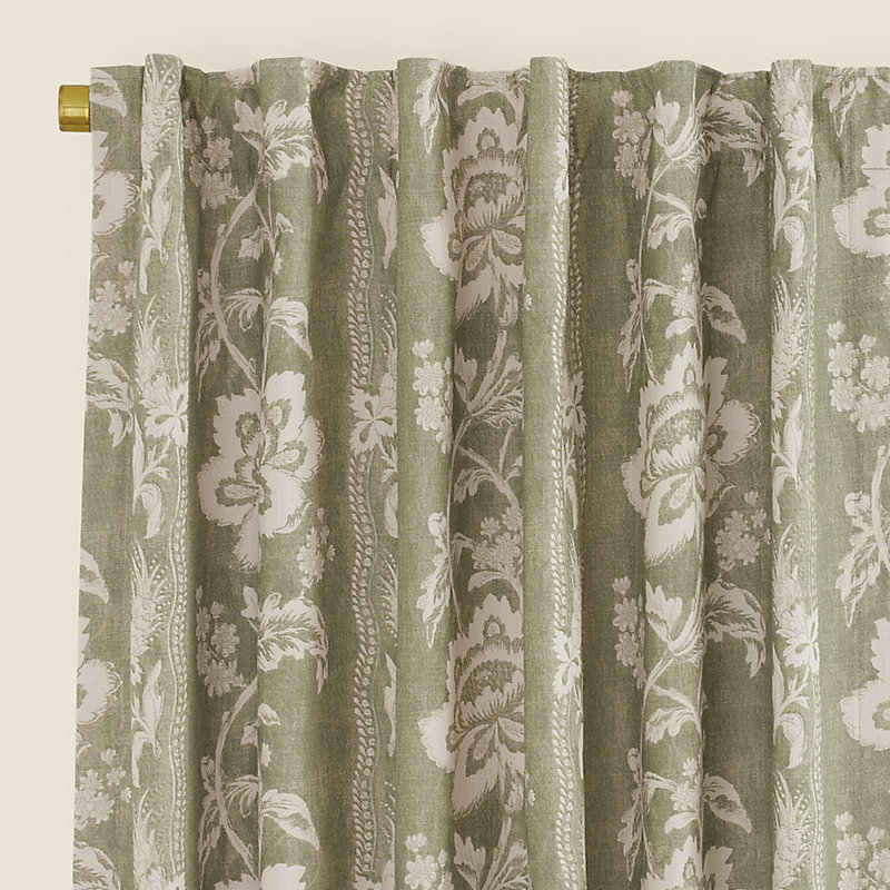 Stella Floral Stripe Drapery Panel - 50