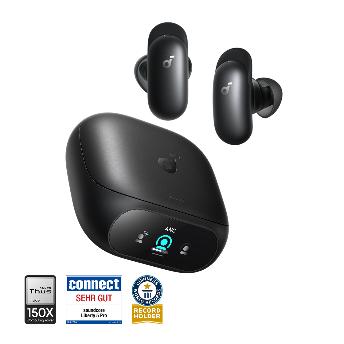 Liberty 5 Pro | Guinness-Rekord für klare Telefonate, 360° ANC 4.0, Dolby Atmos