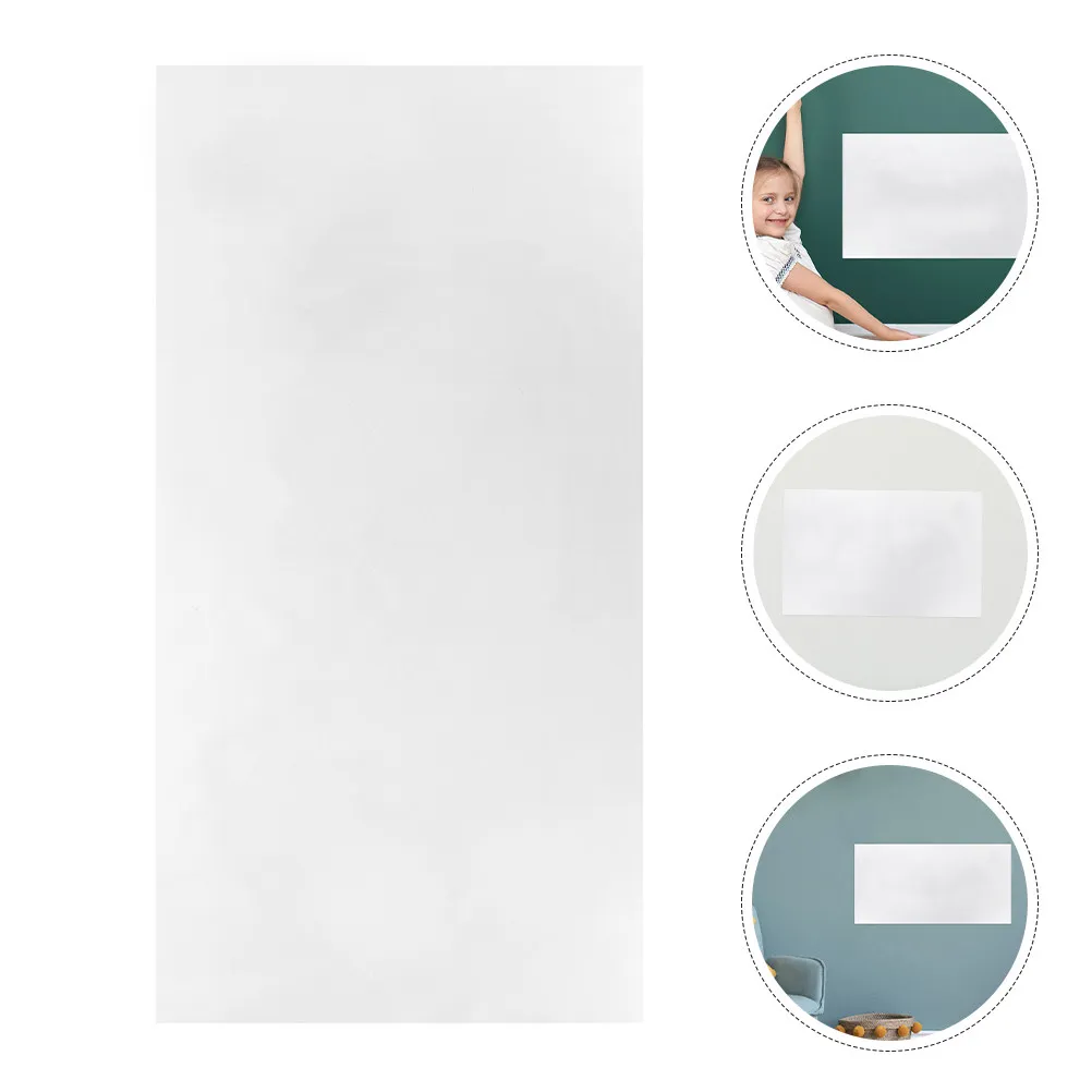 4 Stück abnehmbare Whiteboard-Aufkleber, elektrostatische, trocken abwischbare Wandfolie, tragbare, leichte Schreibfläche für Bildung und Zeichnen