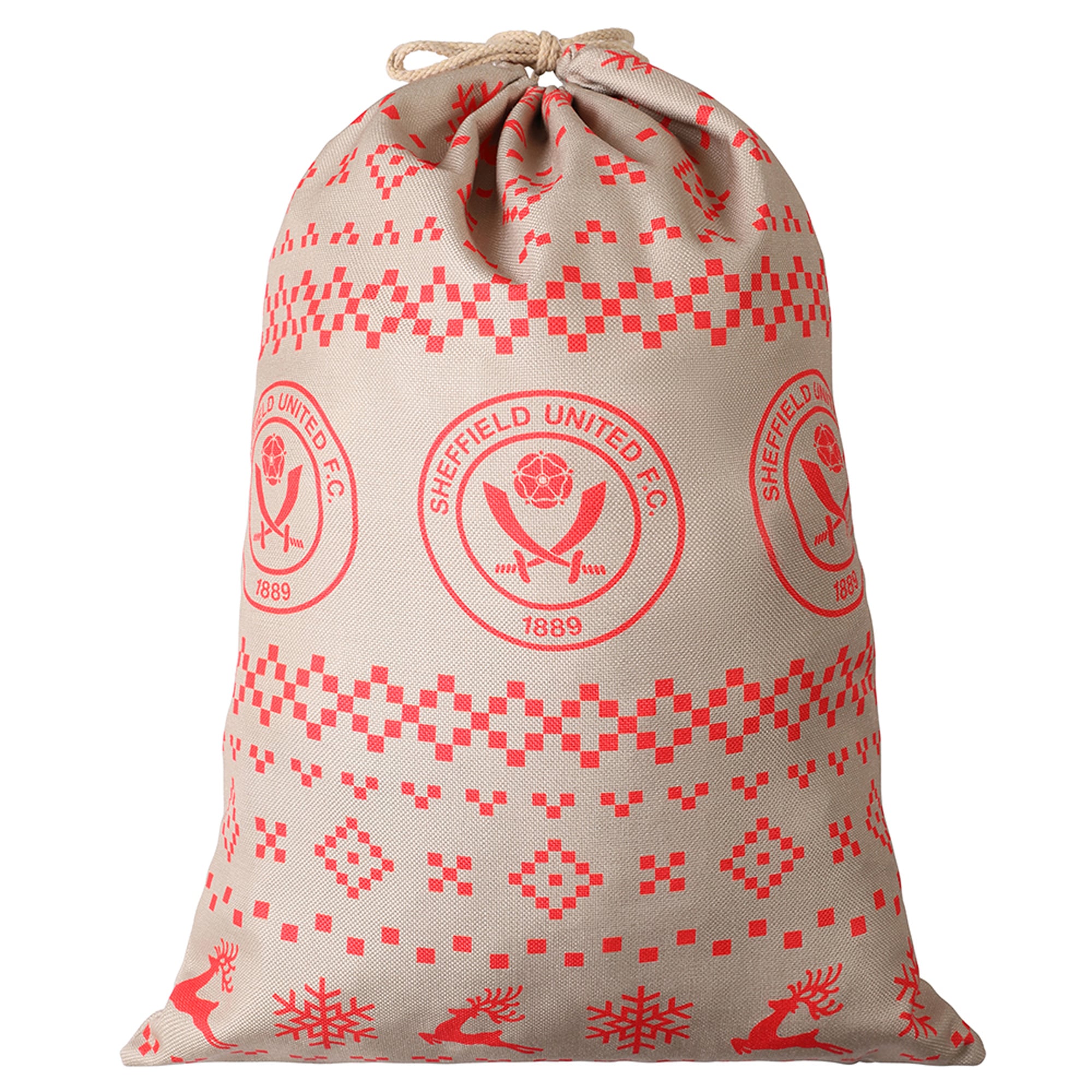 Sheffield United Hessian Christmas Sack