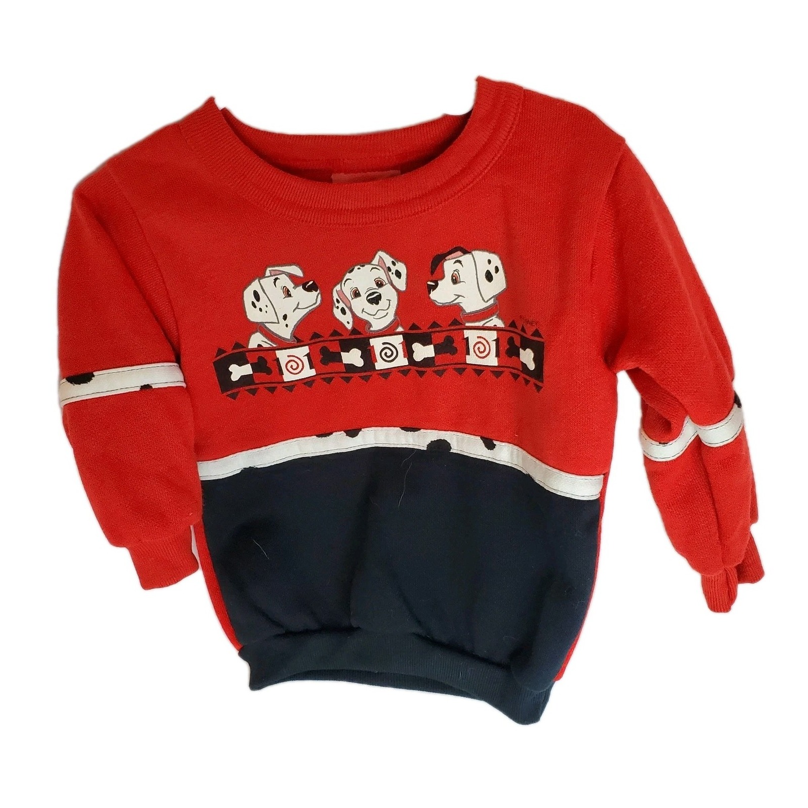 Disney Shirts & Tops | Vintage Unisex Kids 1990's Disney 101 Dalmatians Sweatshirt 90s 12 Month Red | Color: Red | Size: 12-18mb