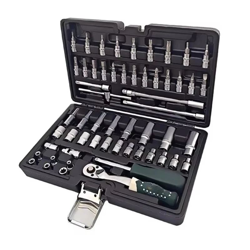 Outils à main outils automobiles jeu de douilles 1/4 "56 pièces ensemble d