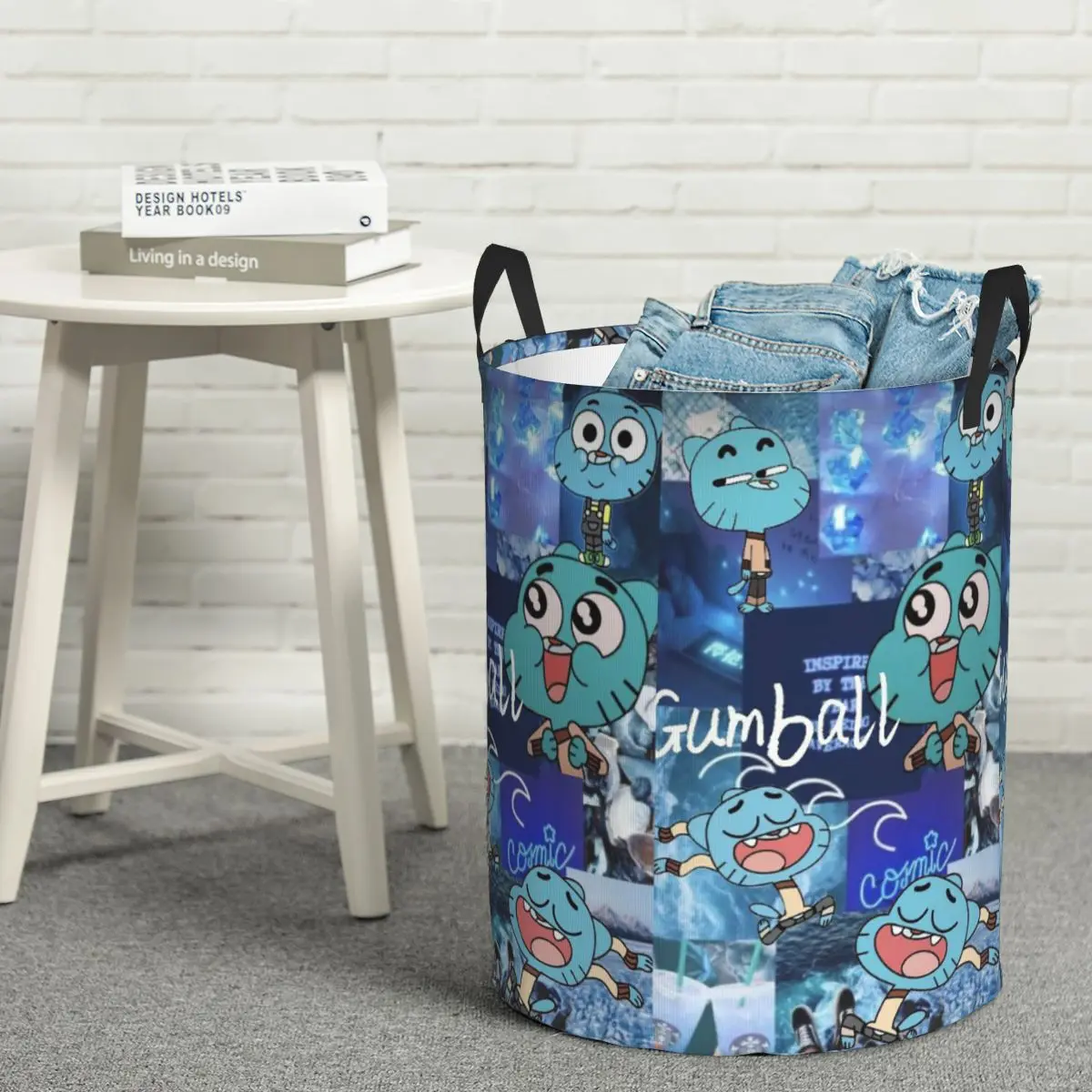 Collecteur de linge Gumball Watterson, le monde incroyable du panier à linge, organisateur de maison, panier de lavage pour enfants, organisateur de maison