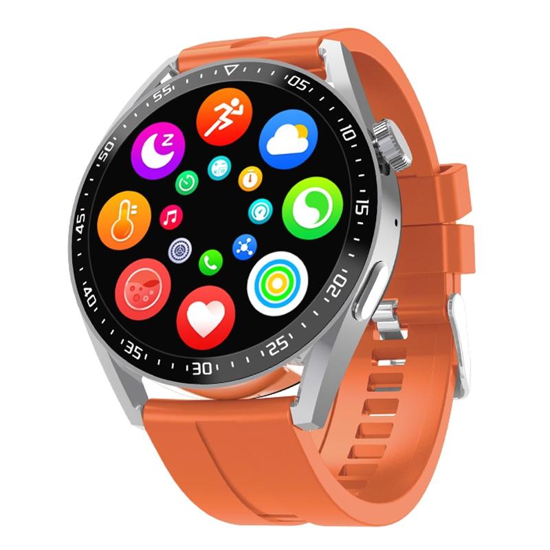 HW28 Bluetooth Call Smart Watch With NFC Payment IP67 Waterproof Health Monitoring Fitness Tracker orange
