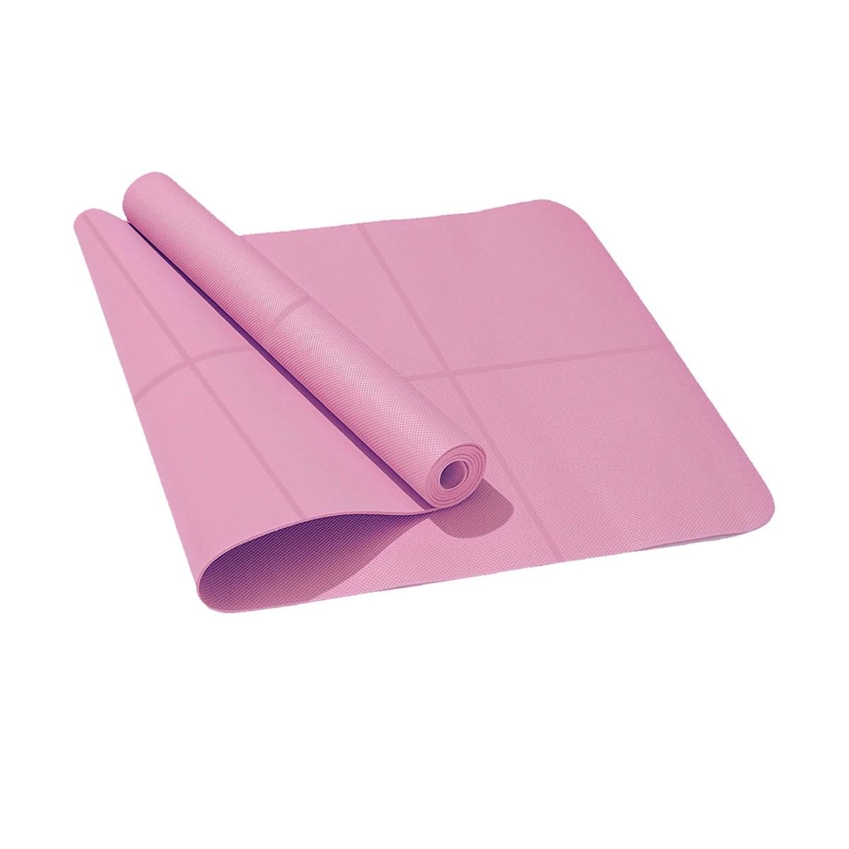 4mm EVA Yoga Mat For Pilates Fitness And Home Workout pink