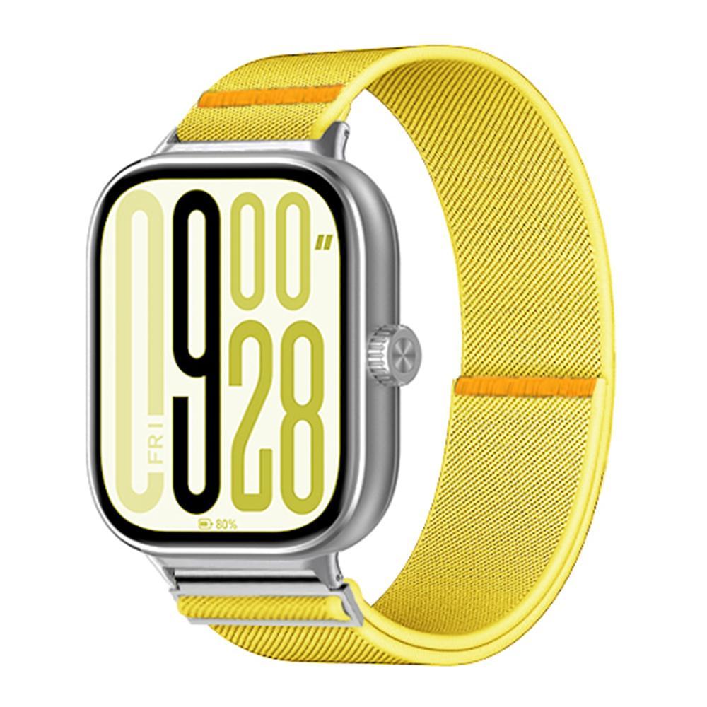 Xiaomi Band 10 Pro Redmi Watch 6 5 Nylon Watch Band Adjustable Single Loop Elastic Watch Strap yellow
