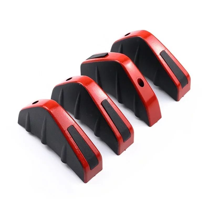Universal Mini Rear Spoiler Lip For Car Bumper Decor red Black
