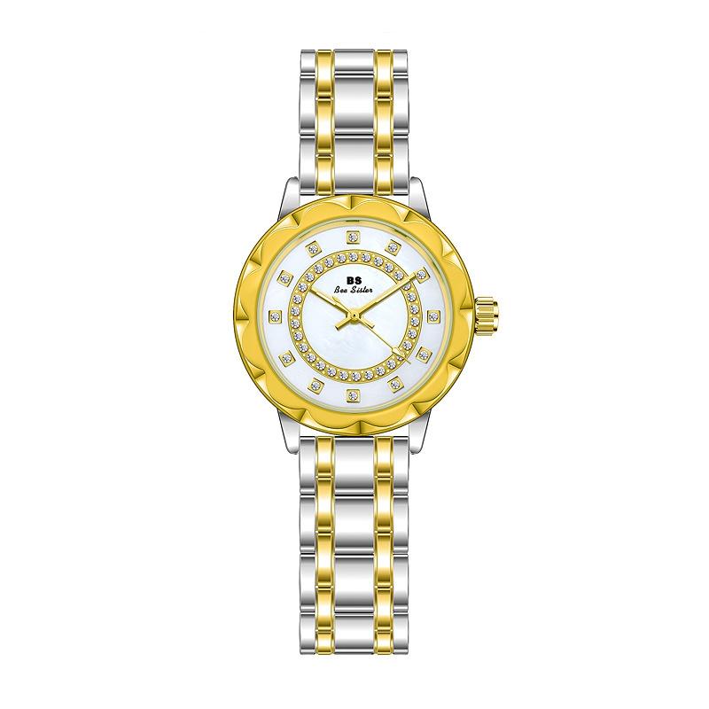 Elegant Ladies Quartz Watch Rhinestone Bracelet Dress Watch For Women FA1506