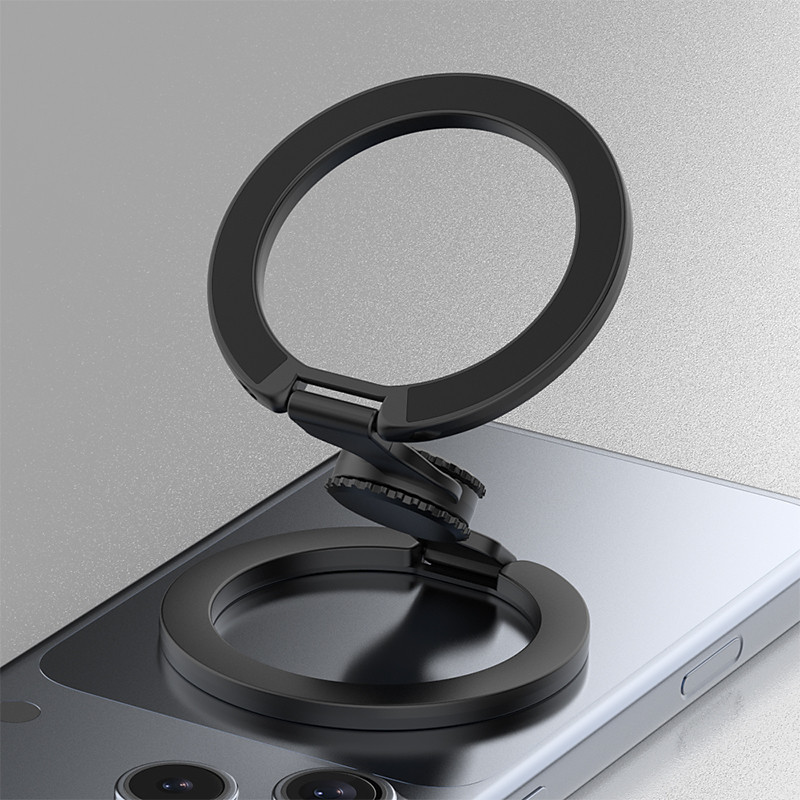 MagSafe Magnetic Phone Ring Holder, 360 Rotating Finger Grip Stand, Foldable Double-Sided Magnetic Kickstand, Fidget Spinner Phone Holder, Strong Magnetic Phone Accessory for iPhone 16/15/14/13