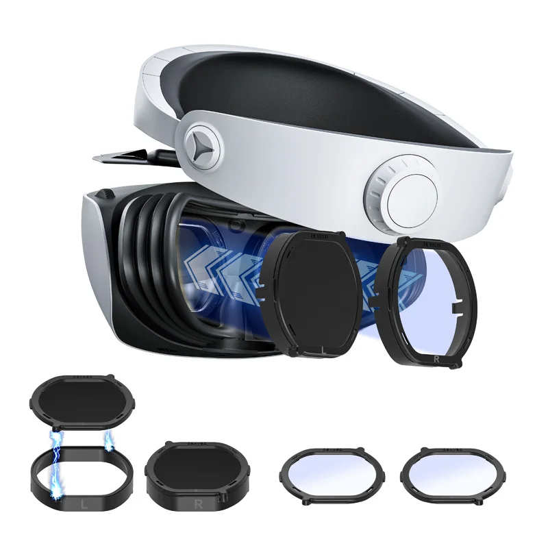 Lens Protector Cover Kit for PSVR2, Protector Accessories Compatible with Playstation VR2, Glasses Spacer Anti-Scratch Ring