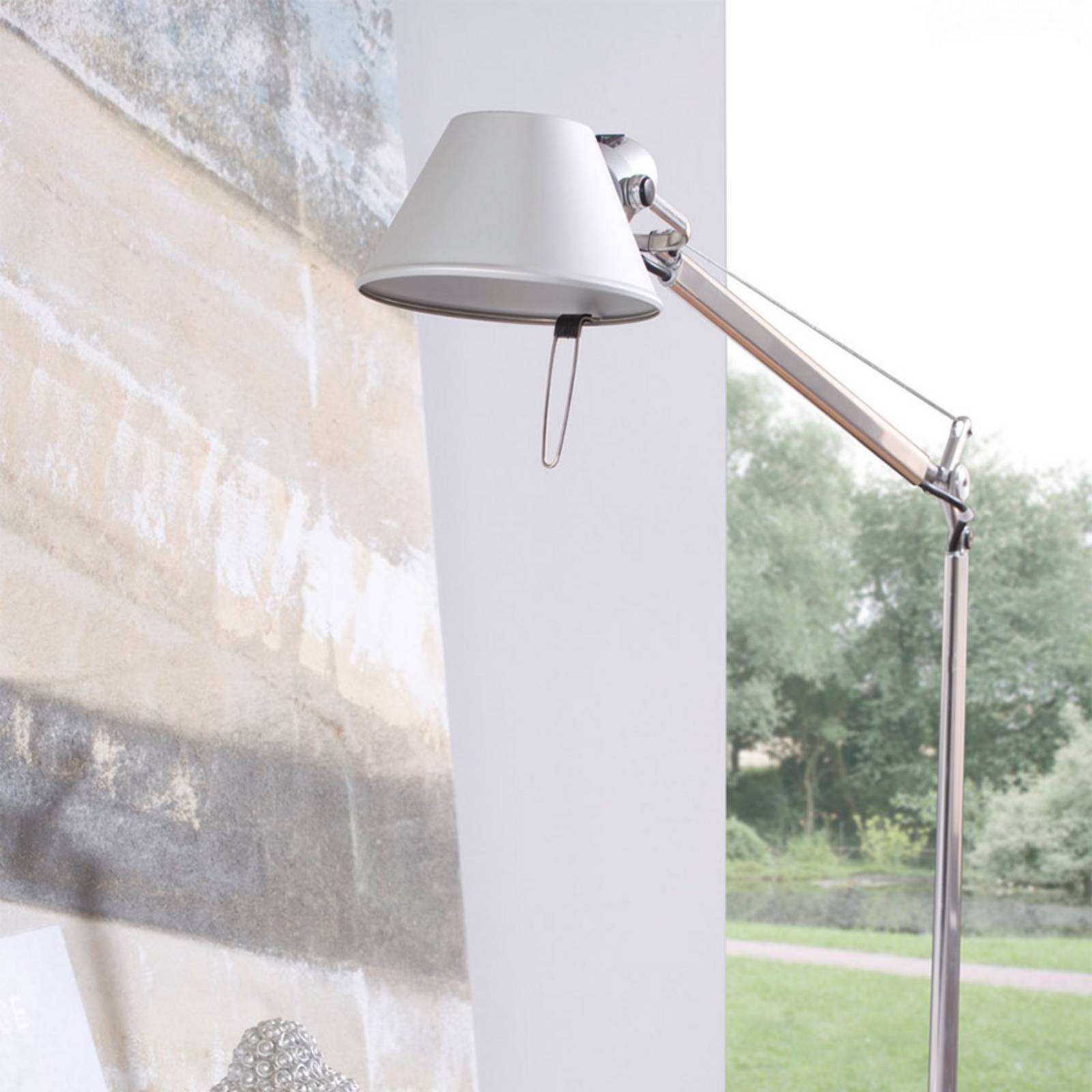 Artemide Lampada da scrivania Tolomeo Midi, dimmerabile, Alluminio / Grigio / Zincato, Studio / Ufficio, Alluminio, Design, Lampada da tavolo