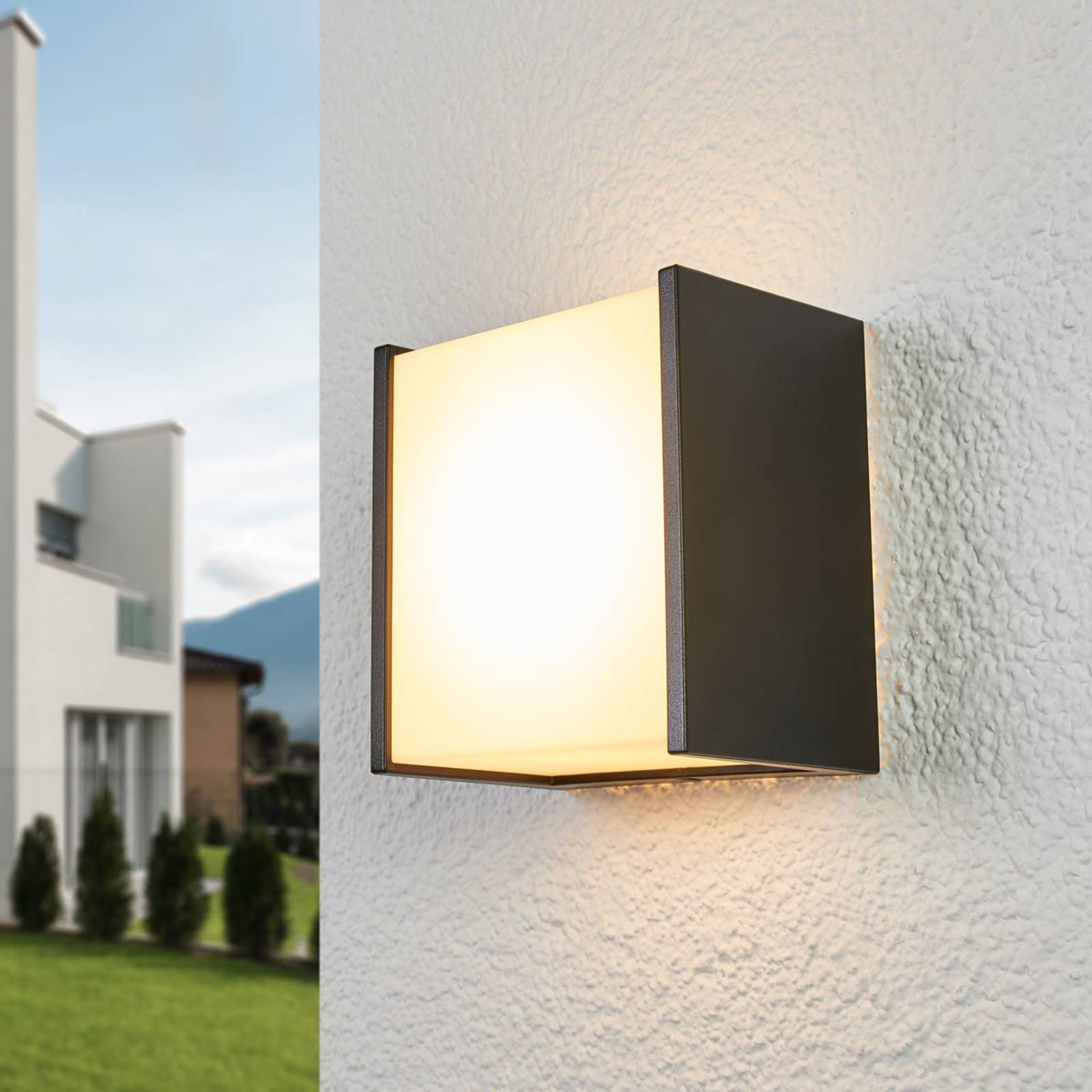 Philips Applique da esterni a LED MACAW, Nero, Plastica, Moderno, Applique LED da esterni