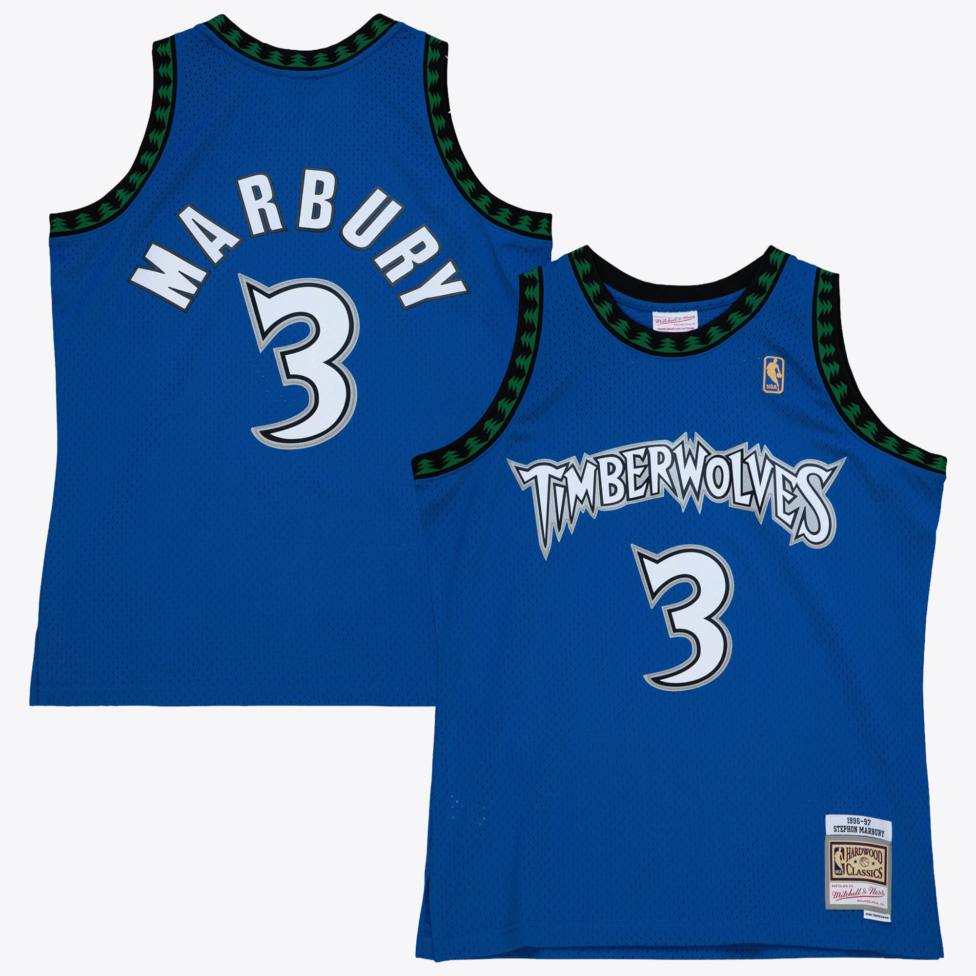 Minnesota Timberwolves Stephon Marbury Mitchell & Ness Alternate Swingman Jersey – Homme - Homme Taille: XL