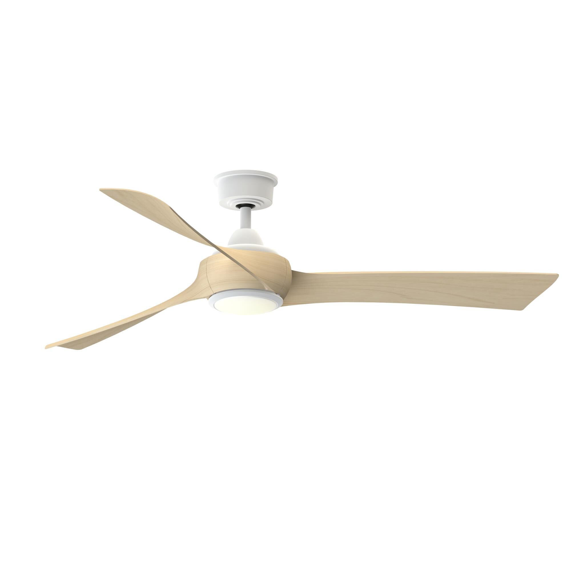Fanimation Wrap Custom 60 Inch Ceiling Fan with Light Kit - FPD8530MW-60N-LK