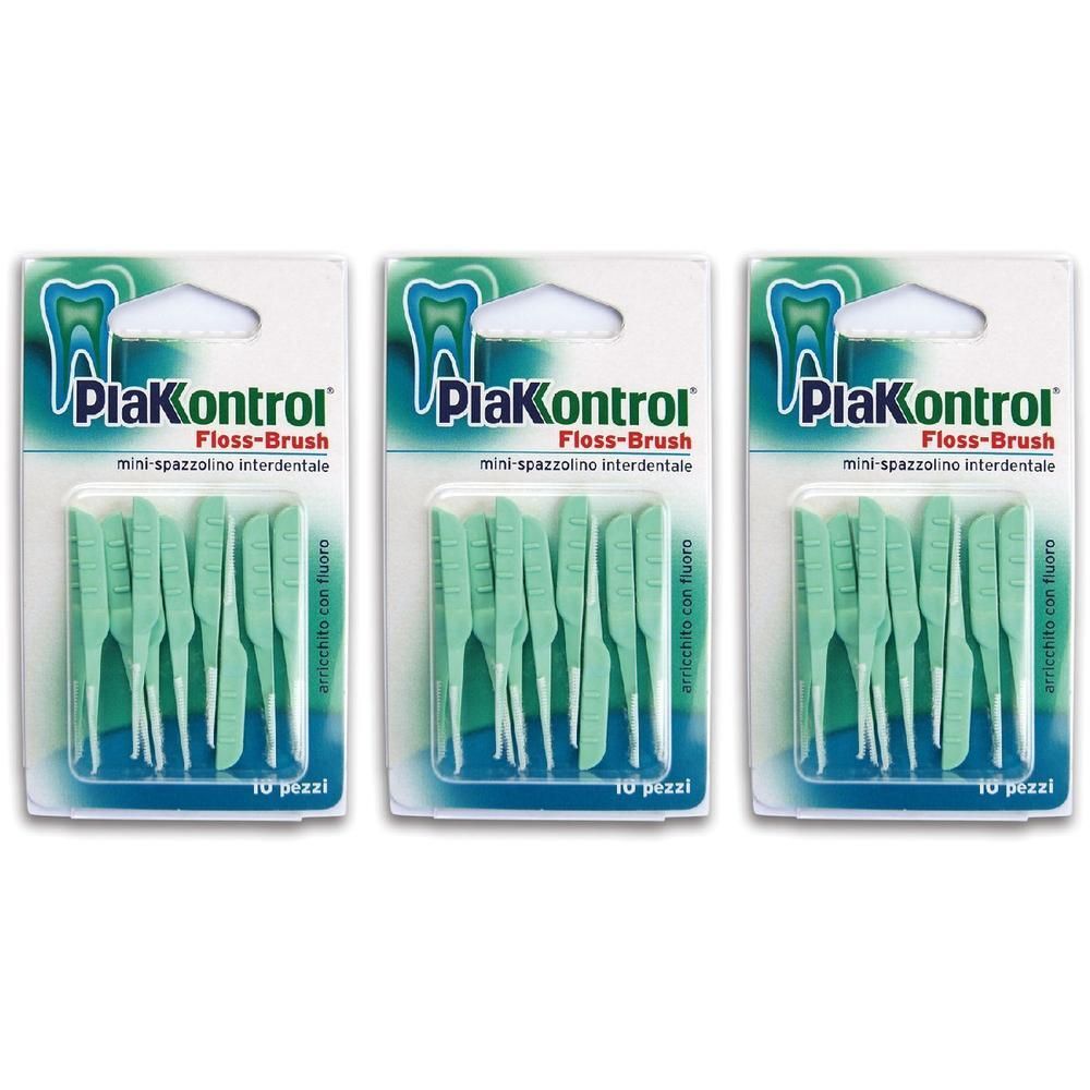 Plakkontrol Flossbrush Spazzolini Interdentali 3x10 St