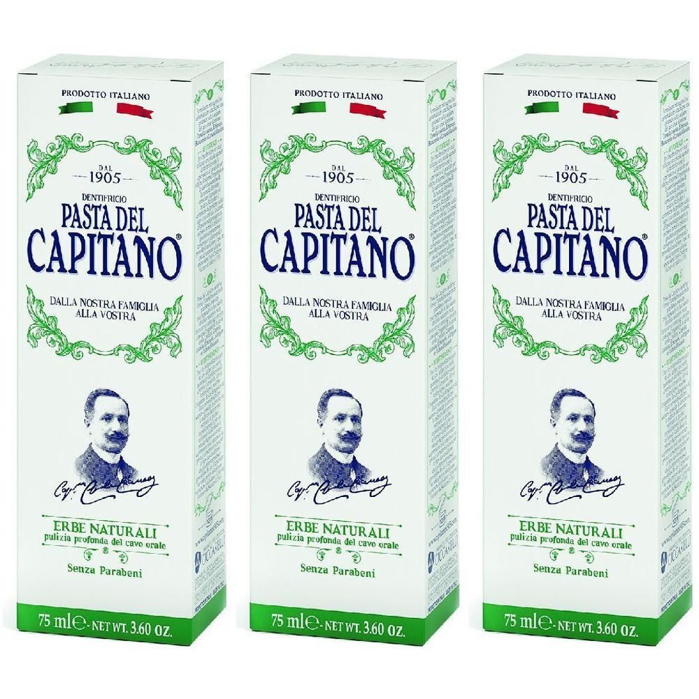 Capit1905 Dentifricio Erbe Naturali 75 Ml 3x75 ml