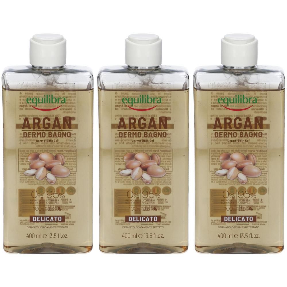 Equilibra® Argan Dermo Bagno 3x400 ml