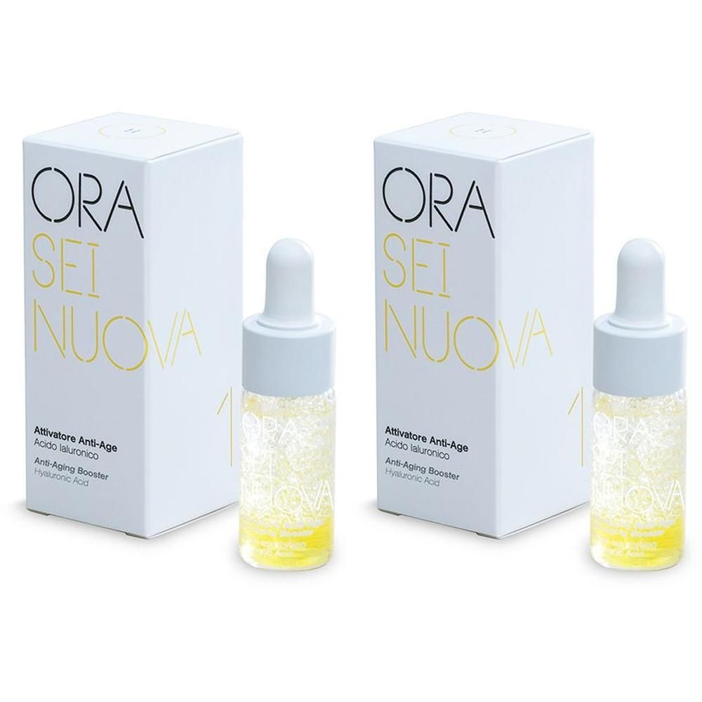 ORA SEI NUOVA Booster Bifase Antiage Acido Jaluronico 2x10 ml