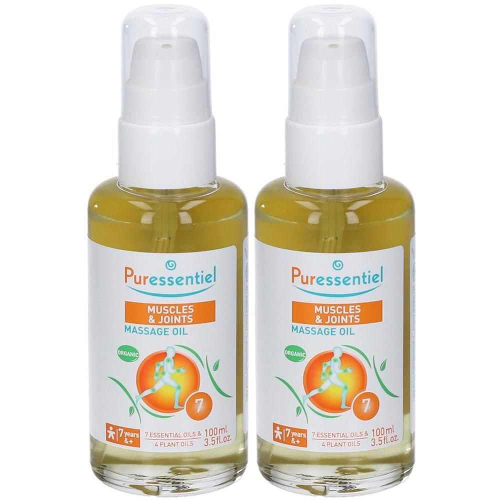 Puressentiel Olio Da Massaggio Biologico 2x100 ml