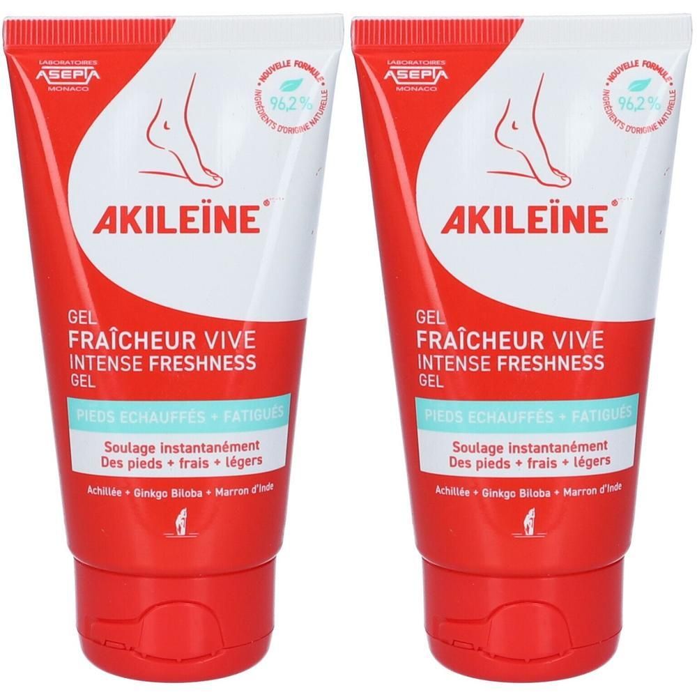 Akileine Gel Freschezza Viva 2x75 ml