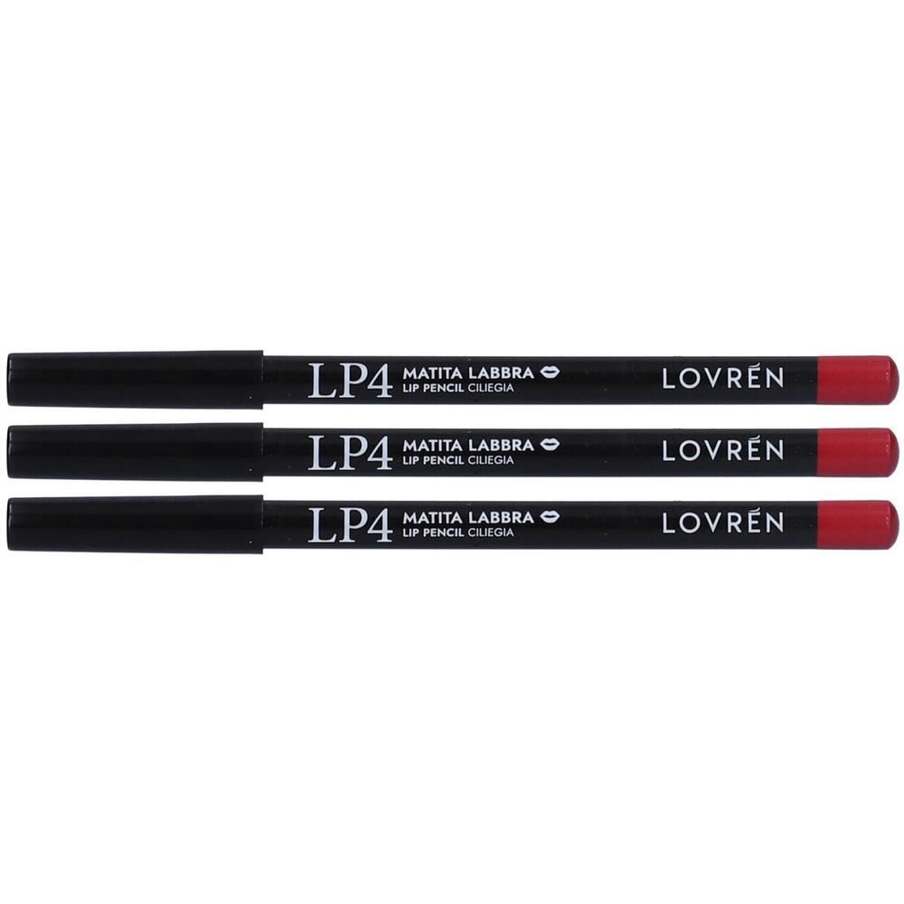Lovren LP4 Matita Labbra Ciliegia 3x1,5 g