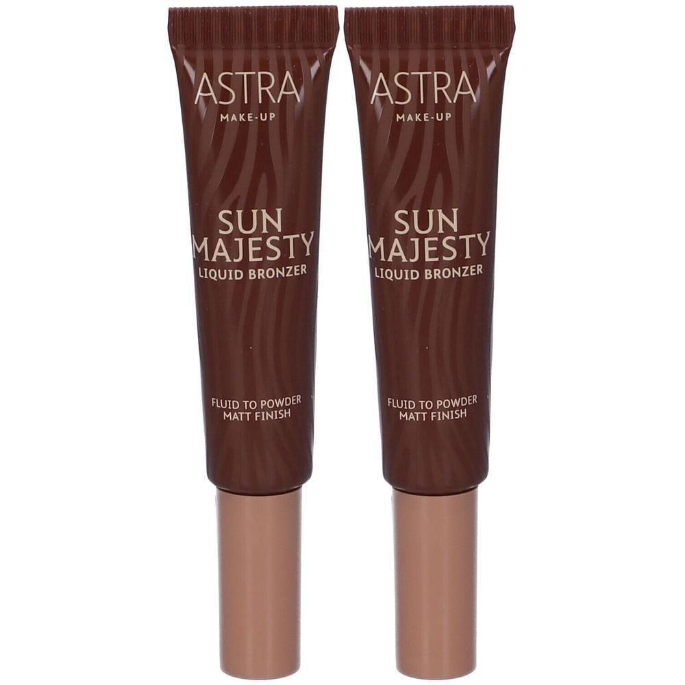 Astra Make-Up Sun Majesty Liquid Bronzer Tonalità 01 Light 2x15 ml