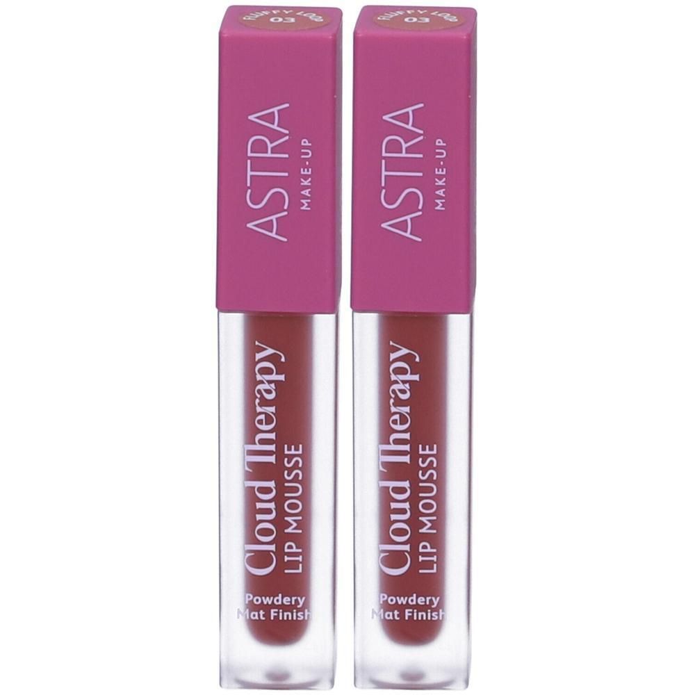 ASTRA Make-Up Mousse Labbra Cloud Therapy Tonalità 03 Fluffy Loop 2x1