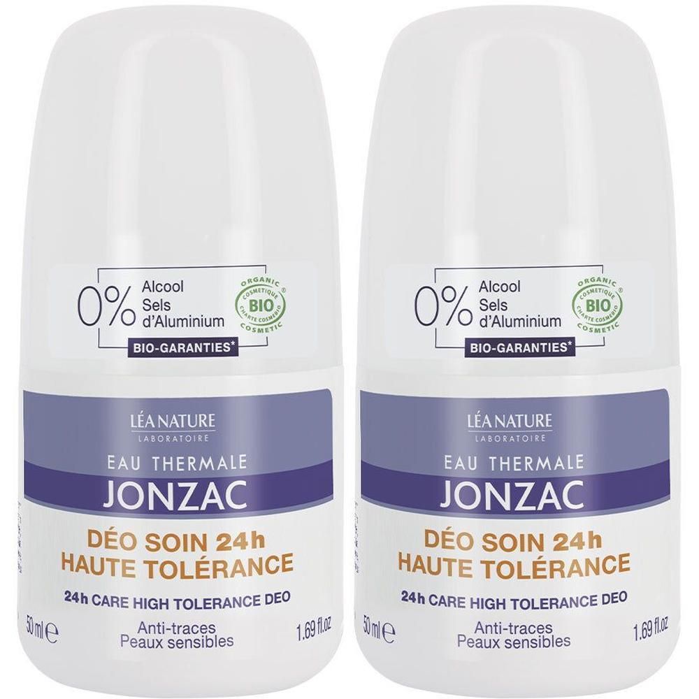 Eau Thermale Jonzac Nutritive Deodorante Alta Tolleranza 24H 2x50 ml