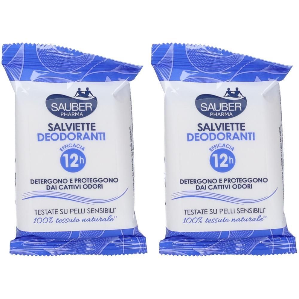 Sauber Salviette Deodoranti 2x10 St