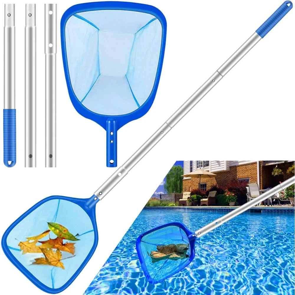 Épuisette de piscine, Nettoyage de piscine, Épuisette de piscine améliorée, Épuisette à mailles fines pour piscine, Ensemble d'épuisettes à mailles fines pour piscine, Épuisette profonde pour piscine,