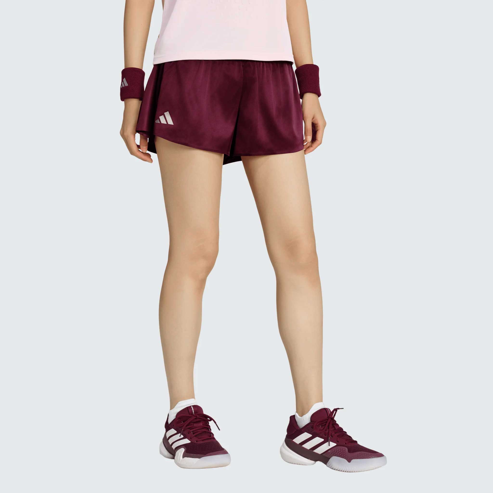 adidas US Open 2026 Short Pro Women's Tennis Apparel Maroon