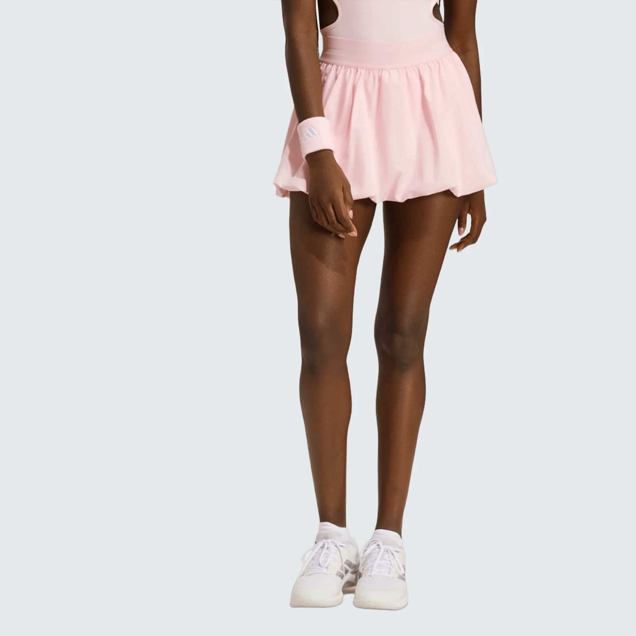 adidas US Open 2026 Bubble Skirt Women's Tennis Apparel Distilled Pink
