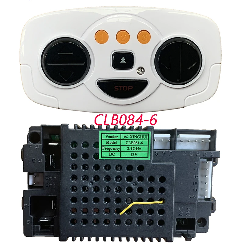 Voiture électrique pour enfants CLB084-6F 12V, télécommande 2.4G, récepteur émetteur CLB pour voiture électrique bébé Zhilebao