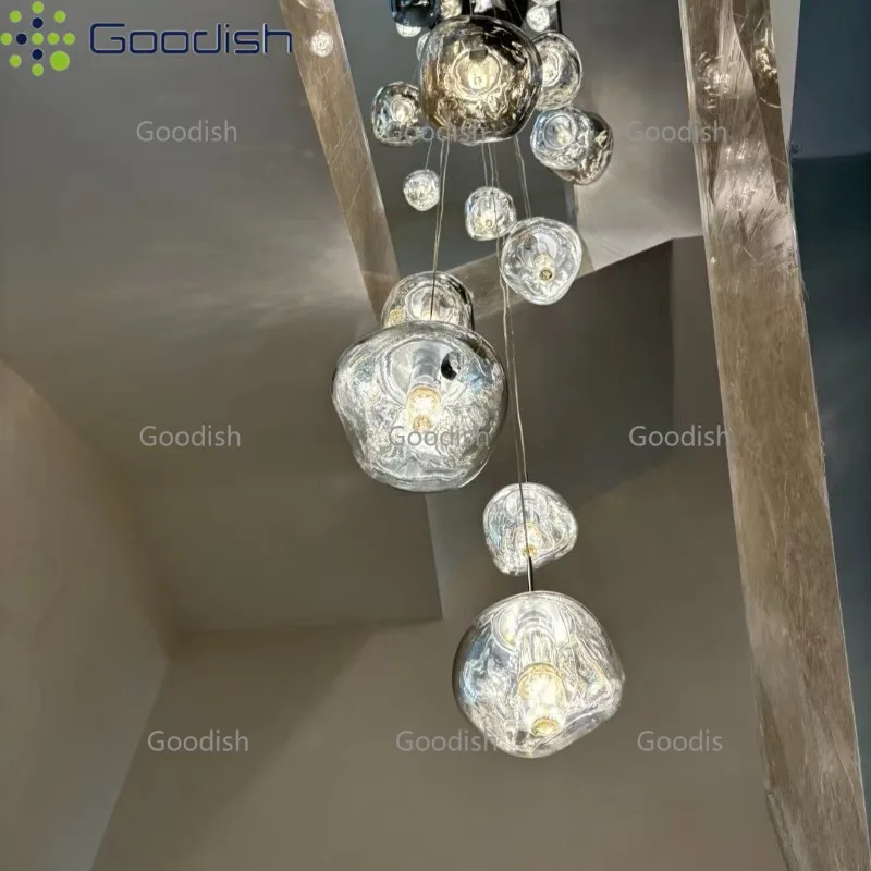 Original LED-Pendelleuchte Lava-Lampe PVC-Beleuchtung für Innenräume Wohnzimmer Heim-Dekor Loft Küche Hängelampe