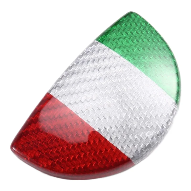 Pour Fiat 500 garniture de bouton de boîte à gants pour Fiat 500 en Fiber de carbone pour Abarth 595 garniture de bouton de boîte à gants pour Abarth 595-AD39
