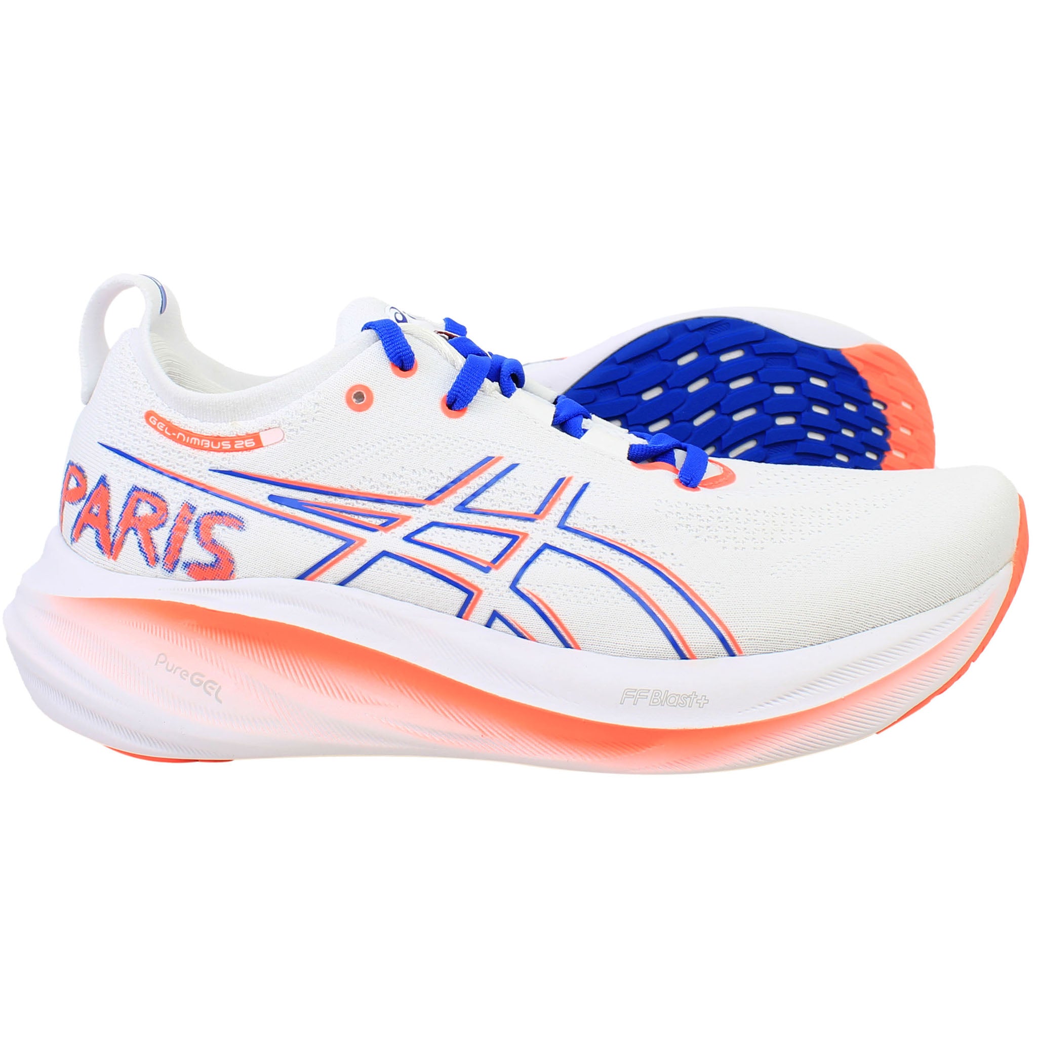 Asics Gel-Nimbus 26 Damen Weiße Laufschuhe