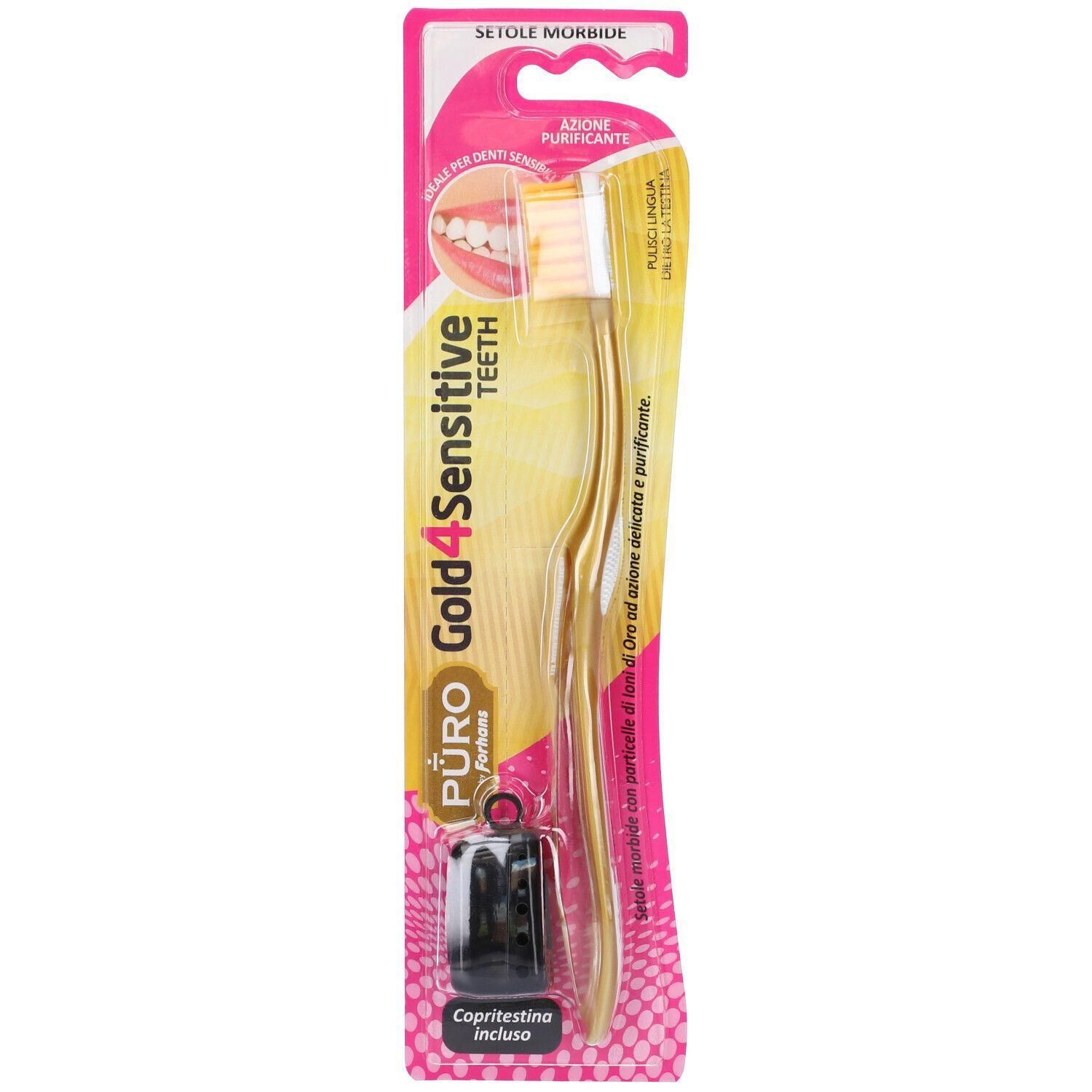 Forhans Spazzolino Gold 4 Sensitive 4x1 pz da denti