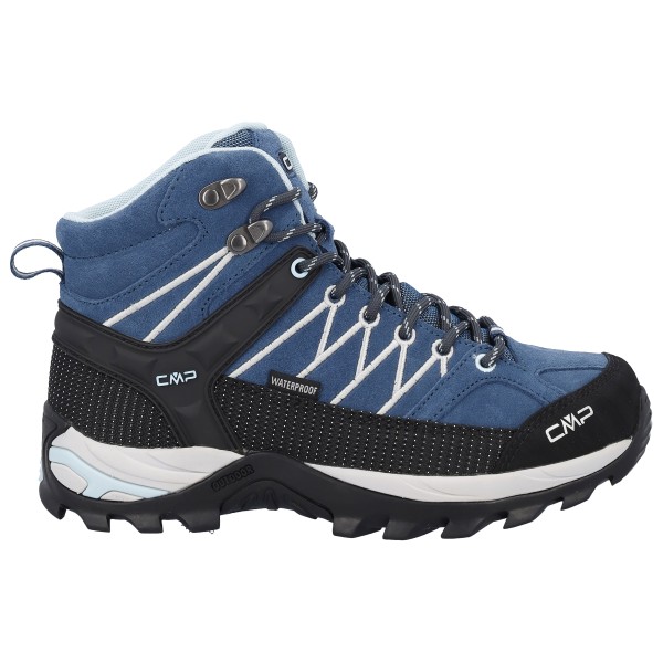 CMP - Women's Rigel Mid Trekking Shoes Waterproof - Wanderschuhe 38 | EU 38 blau/schwarz