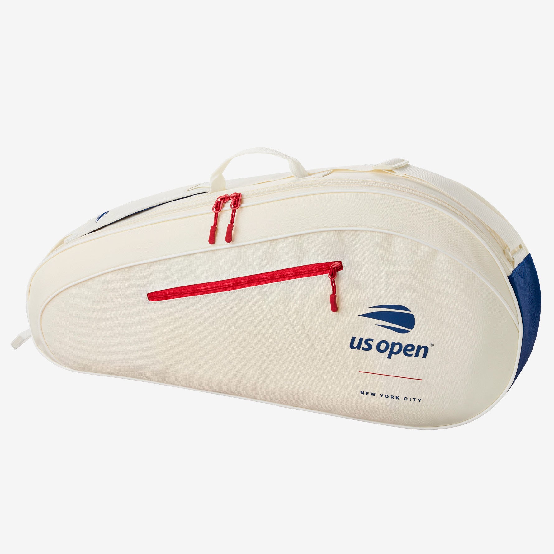 Wilson US Open 2026 Team Racket Bag 3 Pack White Tennis Bags