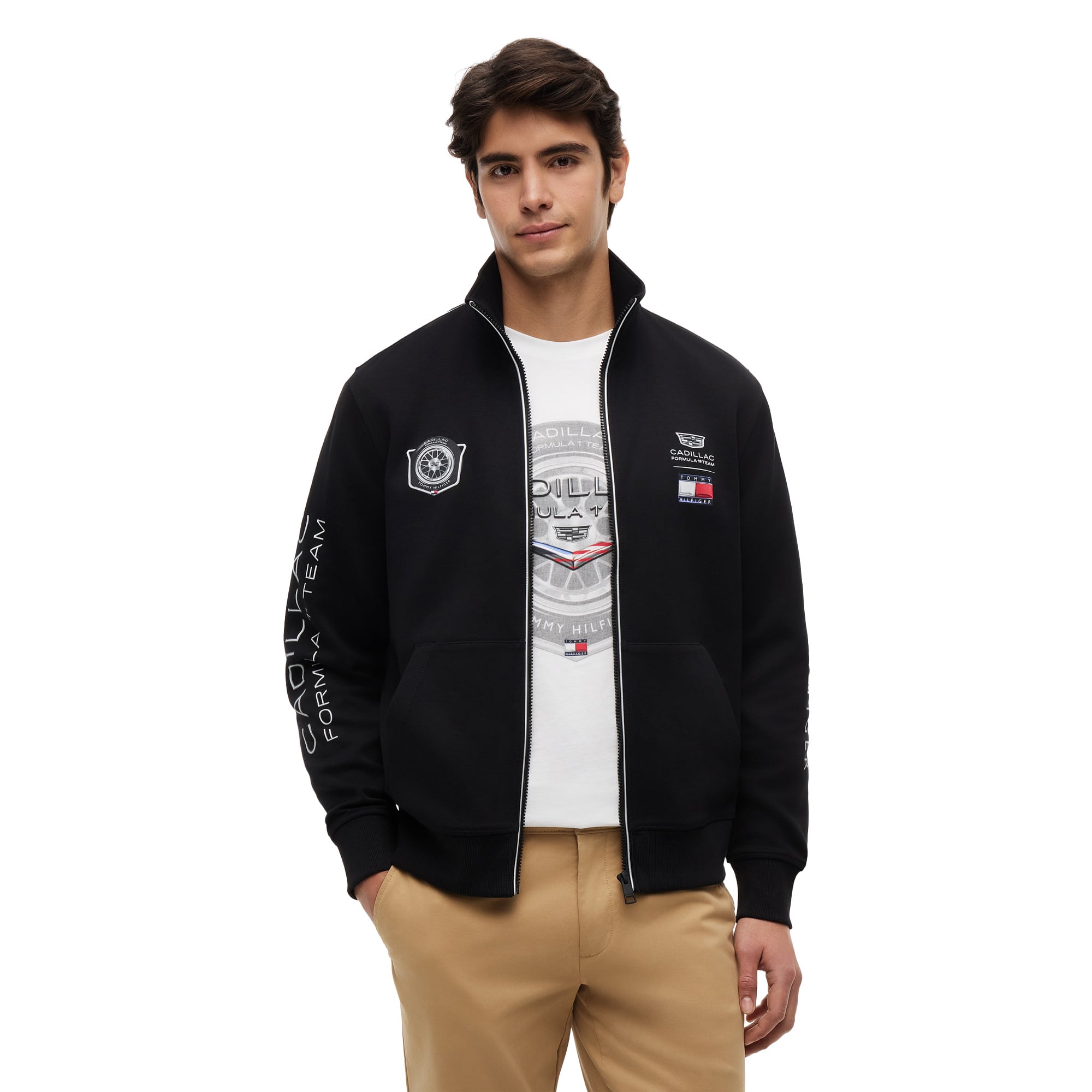 Veste de course Cadillac Tommy Hilfiger - Noire - Homme Taille: L