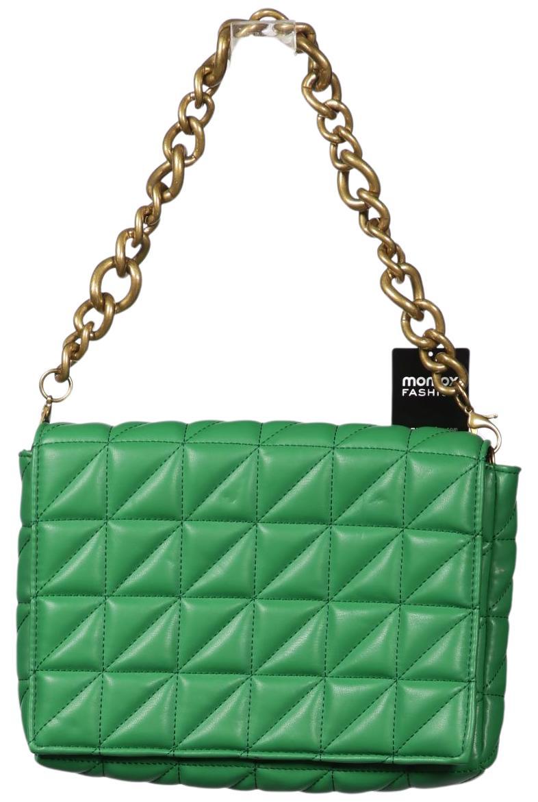 Zara Damen Handtasche klein, Gr. , Grün, Kunstleder