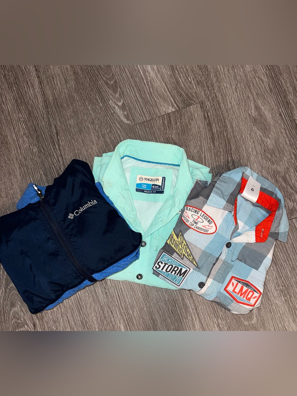 Columbia Shirts & Tops | Boys 3 Pcs Clothing Bundle Size Small 6-8 Columbia Magellan Disney Cars Lot | Color: Blue/Red | Size: Sb