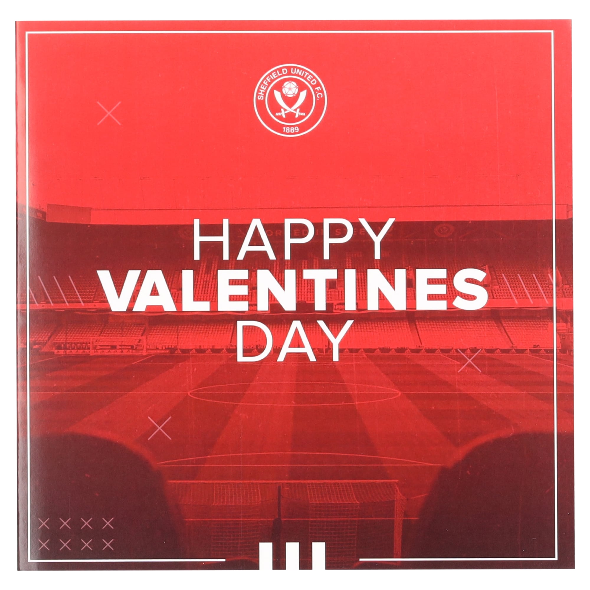 Sheffield United Valentinswappenkarte