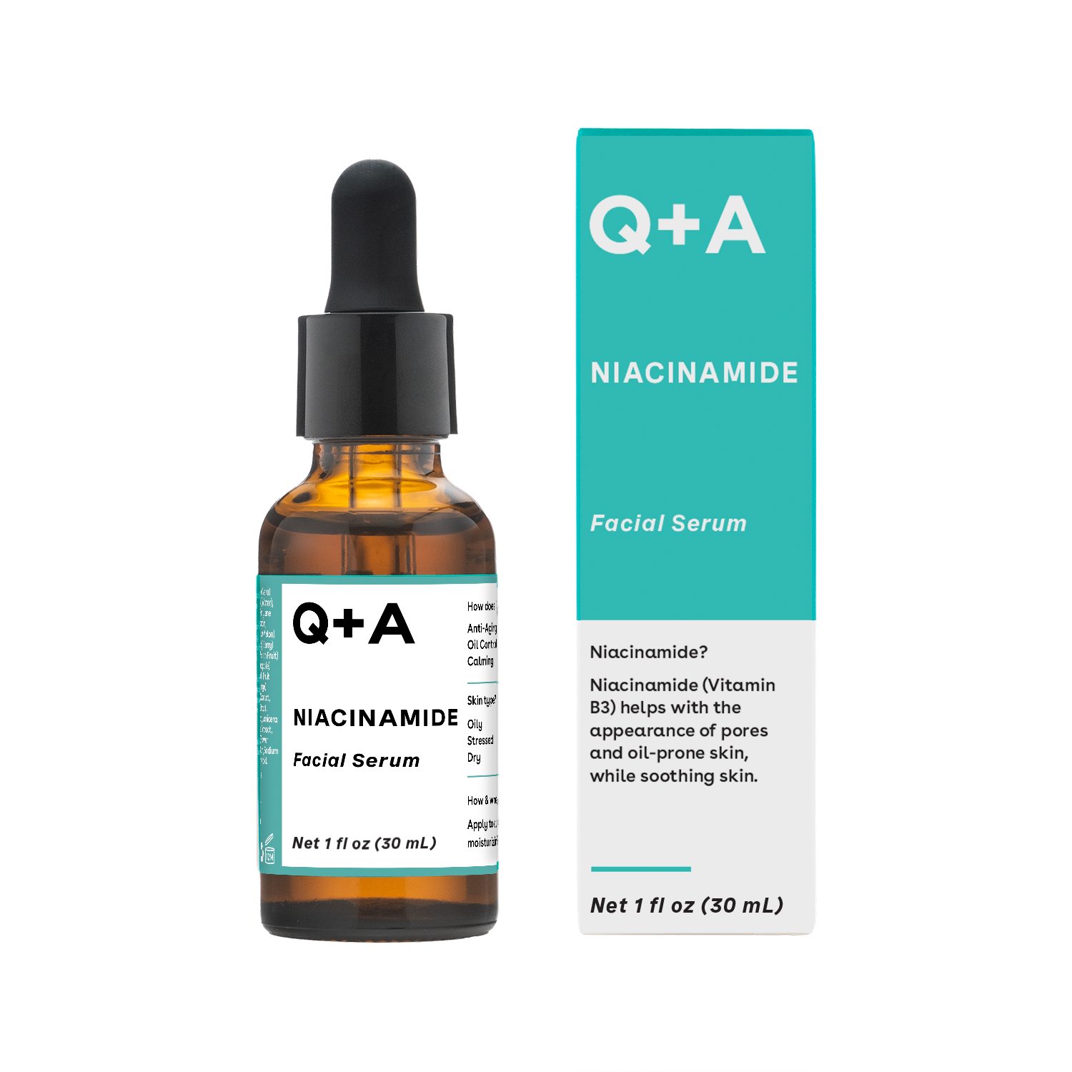 Q+A Niacinamide Facial Serum