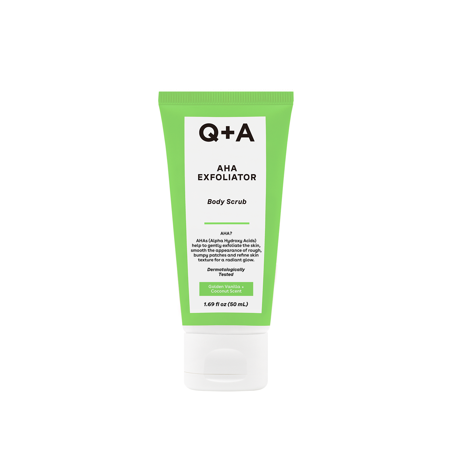 Q+A AHA Exfoliator Body Scrub 50ML