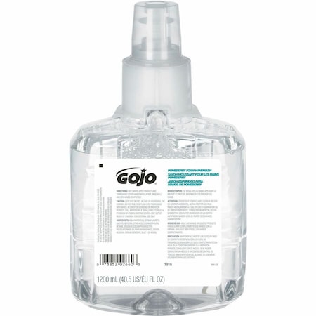 GOJO GOJ191602 reg LTX12 Pomeberry Foam Handwash Refill, Light Blue - GOJO