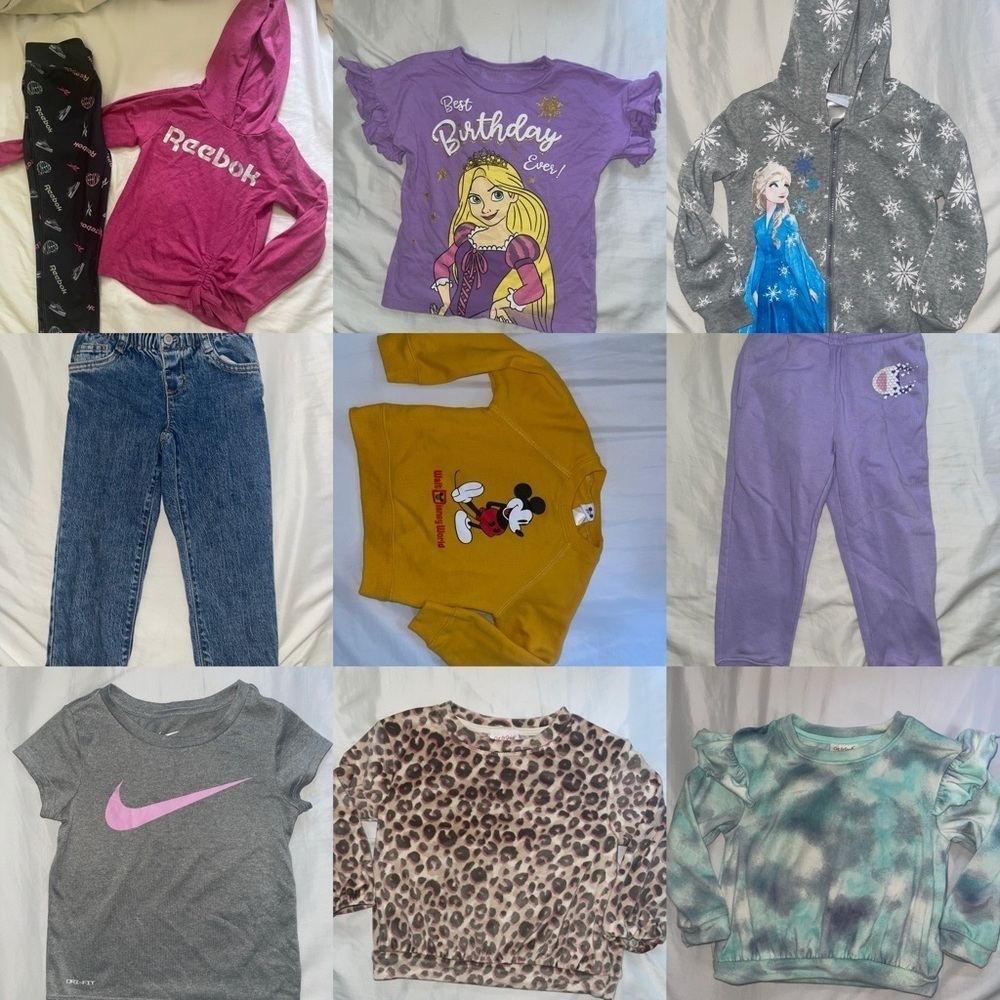 Disney Shirts & Tops | Lot Of 4t Girl Clothes | Color: Pink/White | Size: 4tg