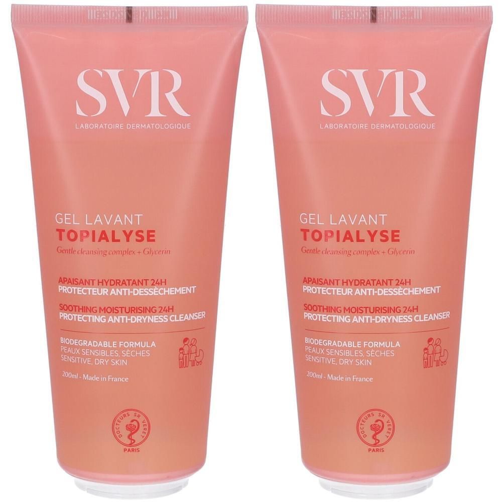 TOPIALYSE GEL LAVANT 2x200 ml