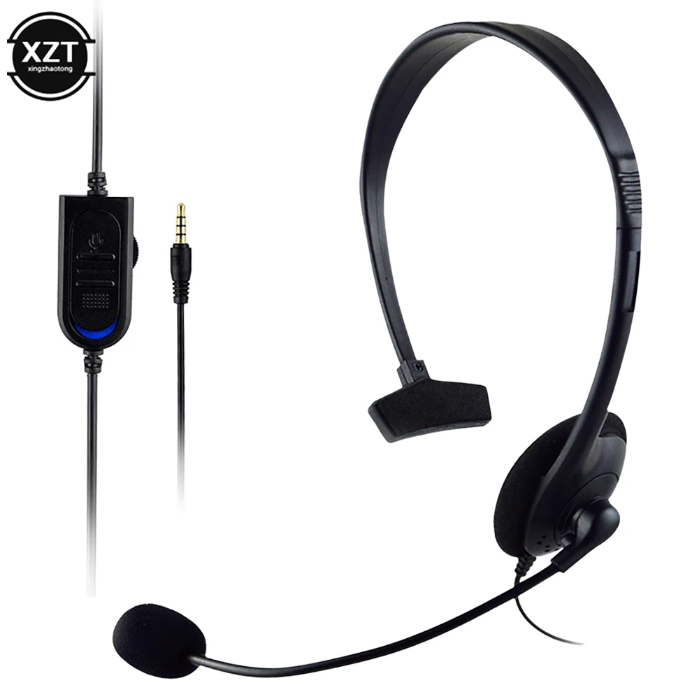Einseitige Operator-Kopfhörer, am Kopf montiert, mit Mikrofon mit Geräuschunterdrückung, Ein-Ohr-Telefon, klarer Anruf, einseitiges Headset