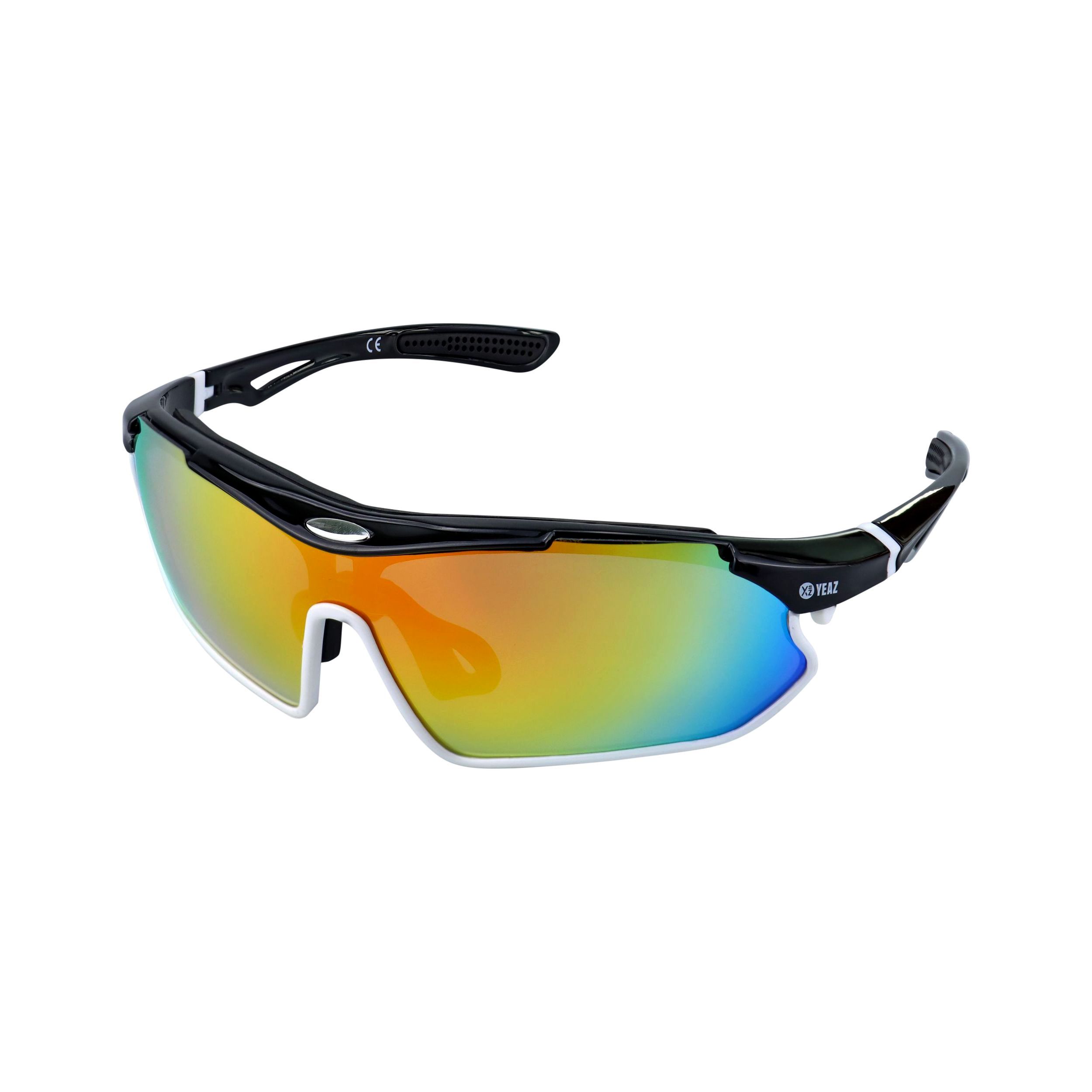 SUNRAY Occhiali da sole sportivi nero/bianco/rosso 1 St